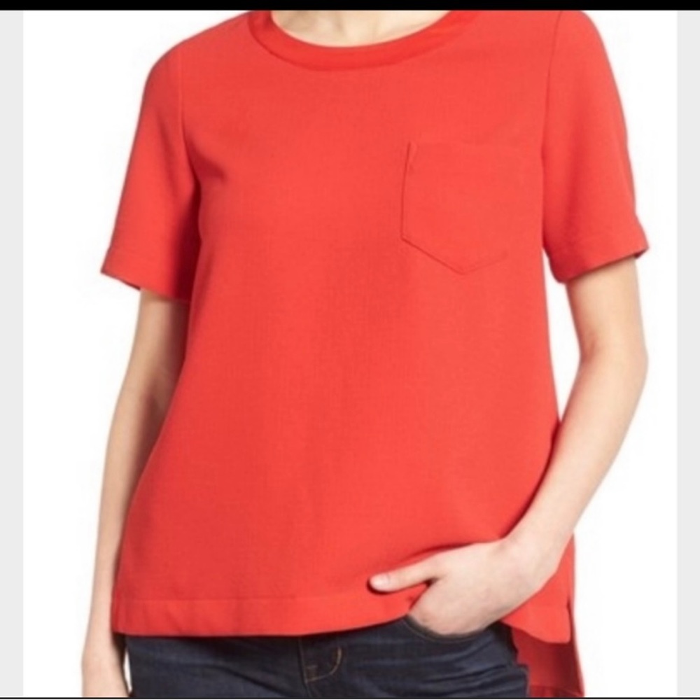 Madewell Industry Button Back Top.